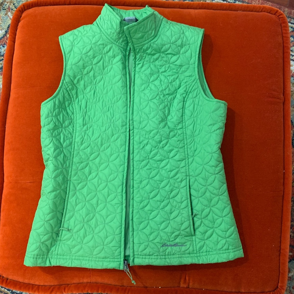 Eddie Bauer Green Vest 🐸 Size S